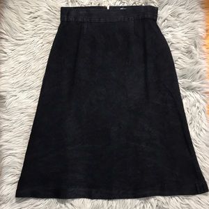 Haute Couture vintage A-line midi skirt